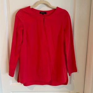 Lafayette 148 rich Coral colored Classic Top